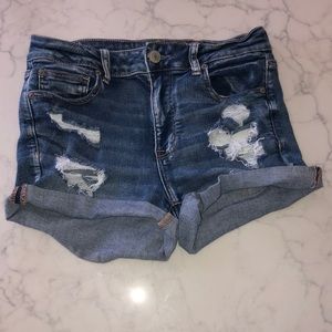 High waisted next level stretch shorts